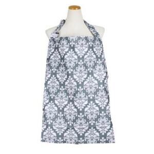 Udder Covers Cotton Nursing Cover Gray White